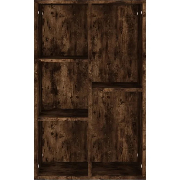 vidaXL Bücherregal/Sideboard Räuchereiche 50x25x80 cm Holzwerkstoff 826611 – Bild 5