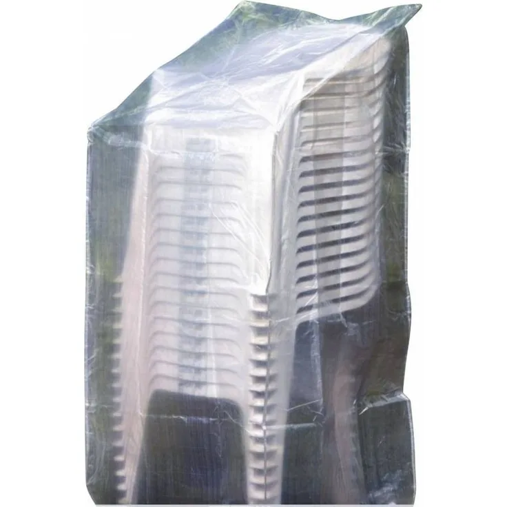 Schutzhülle Hülle für Gartenstühle Stapelstühle 110/150x65x65 transparent 1926
