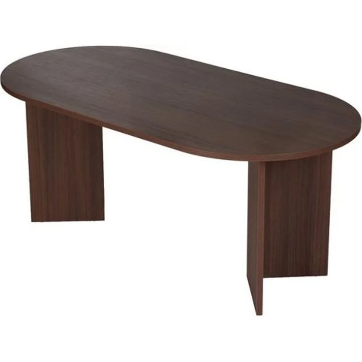 Elegant Walnut Dining Table, 180 x 75 x 89.5 cm | 100% Melamine Coated Particle Board, 25 mm Thick | Perfect for Modern Dining Spaces – Bild 4