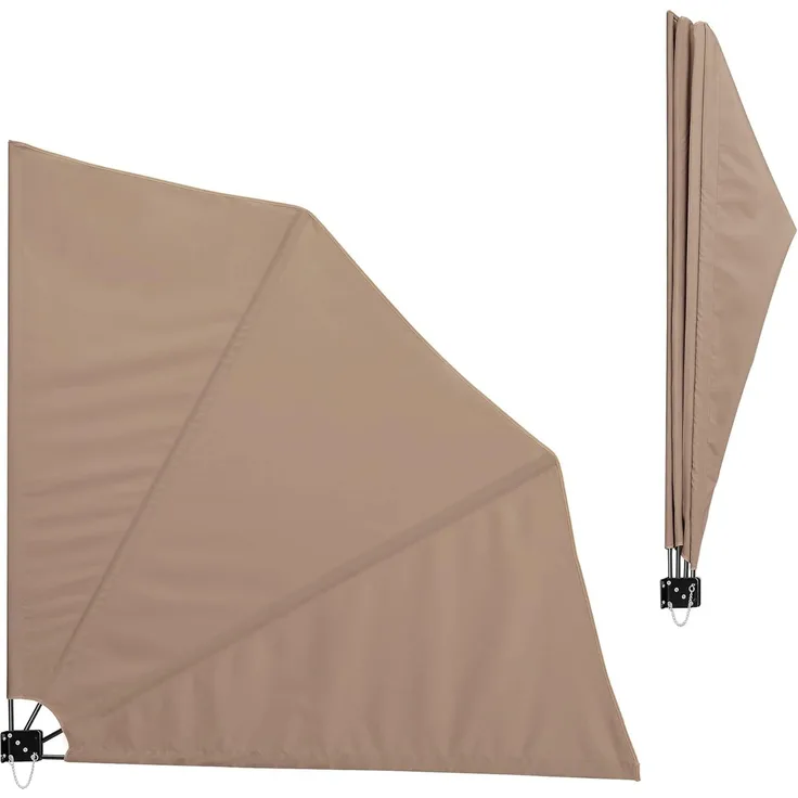 Wandklappschirm Ragusa 160x160 cm Beige casa. pro
