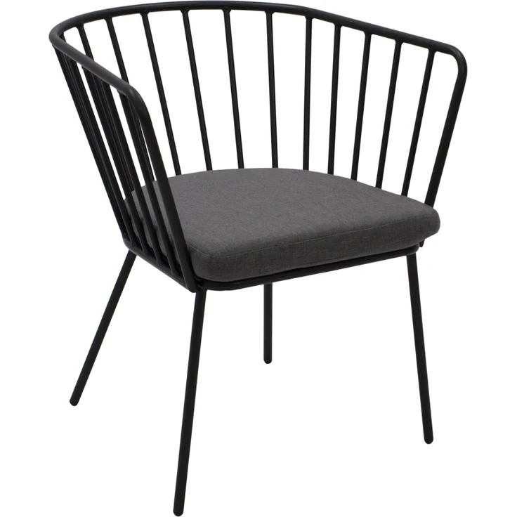 DEGAMO TOLEDO Gartengarnitur, Metall, anthrazit, 3-teilig (Tisch 52cm) – Bild 4