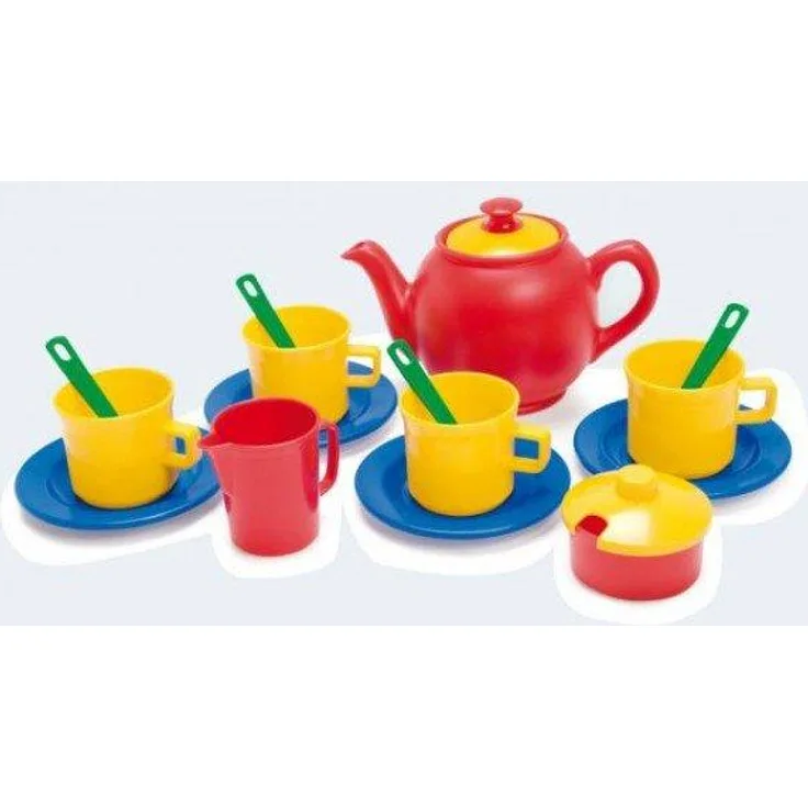 4382 - TEESERVICE IM NETZ L:19 CM 17 TEILE