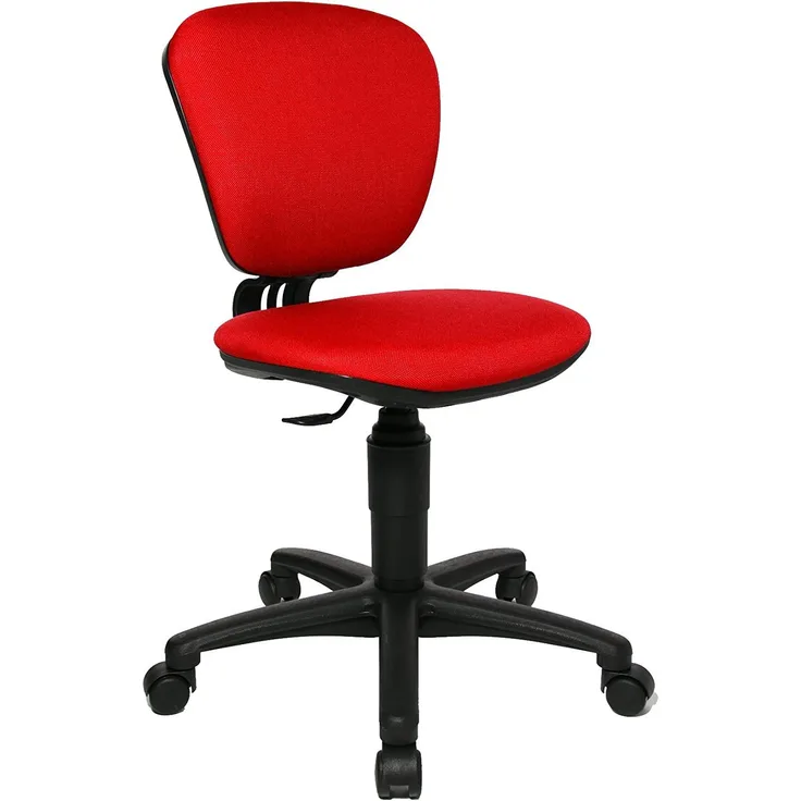 Topstar High Kid Kinderdrehstuhl, Stoff, rot, 40 x 43 x 90 cm