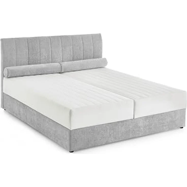 ATLANTIC home collection Boxbett ALISIA, mit Taschenfederkern, Bettkasten und Kissenrolle im Originalbezug – Bild 2