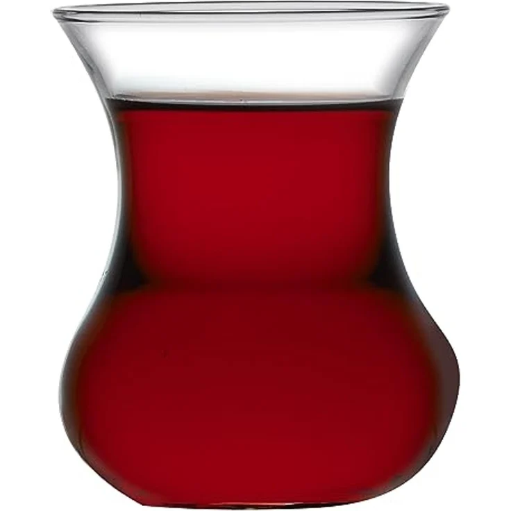 Pasabahce Teeglas Set 6 Teilig 42471 Glas 6 Personen Spülmaschinengeeignet Teegläser Service Heissgetränk Türkischer Tee für Genuss und Entspannung – Bild 2