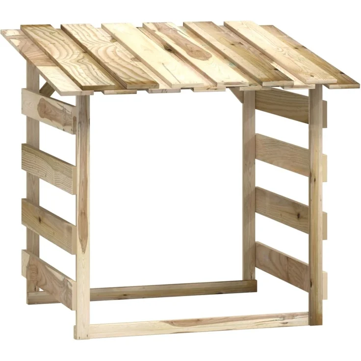 vidaXL Pergola mit Dach 100x90x100 cm Imprägniertes Kiefernholz 318379 – Bild 2