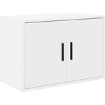 vidaXL Garagen-Wandschrank Weiß Holzwerkstoff 860643