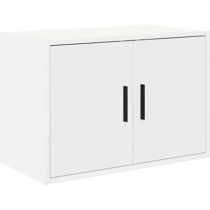 vidaXL Garagen-Wandschrank Weiß Holzwerkstoff 860643 – Bild 1