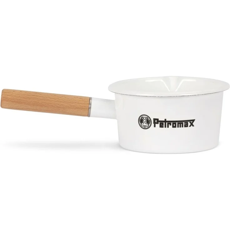 Petromax Stieltopf Emaille 1 Liter weiss – Bild 1