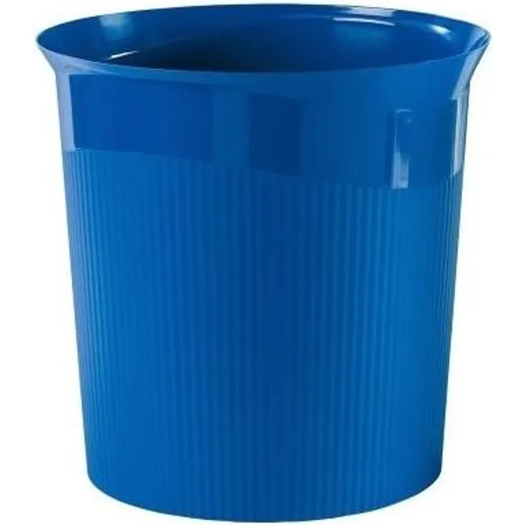 Han 'Re-Loop' Papierkorb, 100% Recyclingmaterial, 13 Liter, Blau