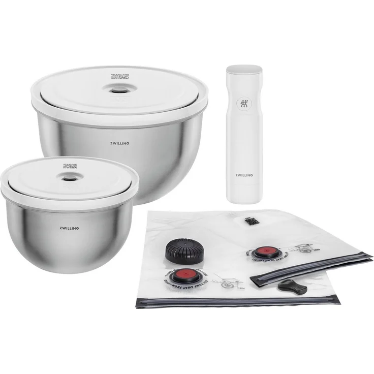 Zwilling Fresh&Save Bowl Vakuum Starter-Set 9. tlg. Edelstahl – Bild 5
