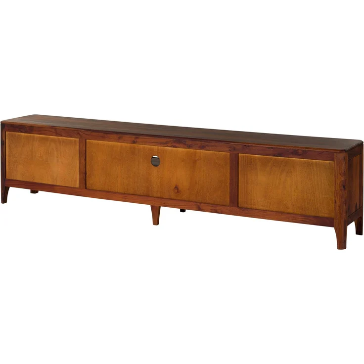 TV-Board Sheesham 240 x 40 x 55 walnuss geölt BROOKLYN #19 – Bild 7