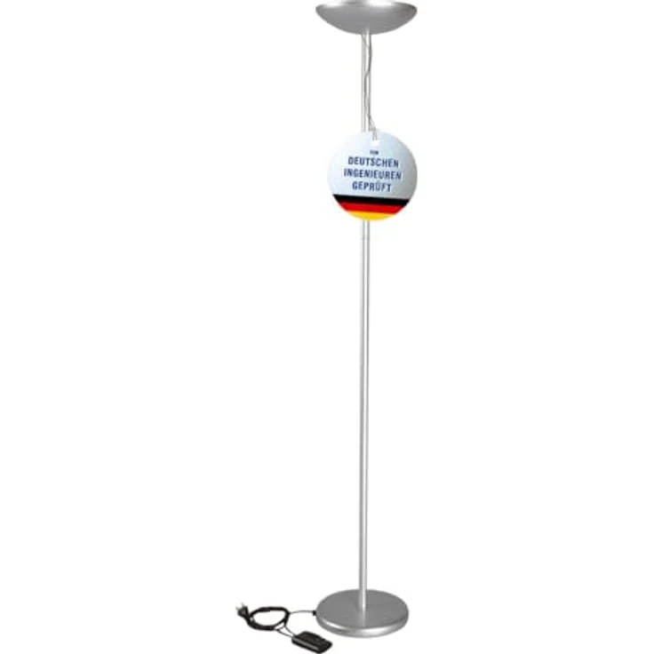 MAUL Halogen-Deckenfluter MAULsky, dimmbar, silber – Bild 2