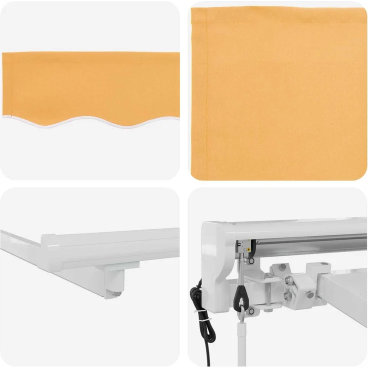 vidaXL Elektrische ausziehbare Markise Sand 3 x 2,5 m 3425923 – Bild 3