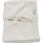 Meyco Babydecke gestrickt mit Knoten weiß 75x100 cm