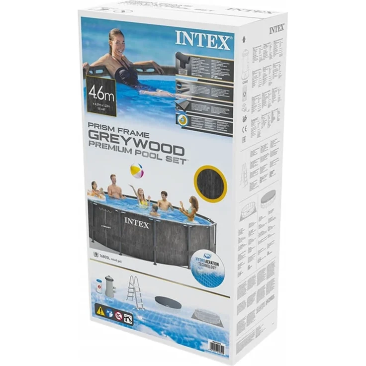 Intex Greywood Prism Frame Premium Pool-Set 457x122 cm 92521 – Bild 8