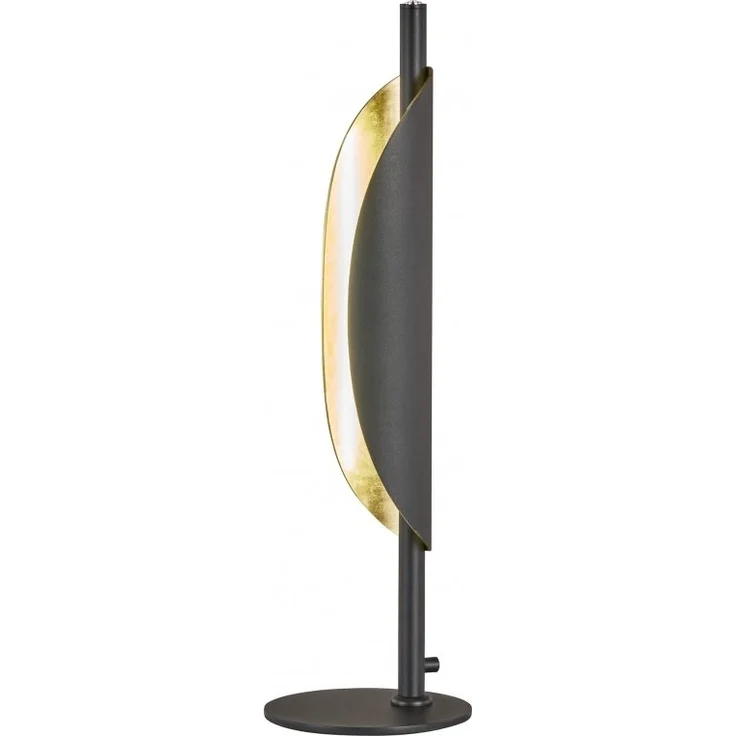 Fischer & Honsel 50688 LED Tischleuchte Skal schwarz blattgoldfarben CCT dimmbar – Bild 2
