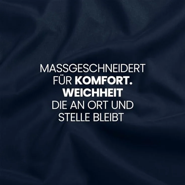Utopia Bedding - Spannbettlaken 160x200 cm - Marineblau - Oeko-Tex Zertifiziertes Gebürstete Polyester-Mikrofaser Spannbetttuch - 35 cm Tiefe Tasche – Bild 8