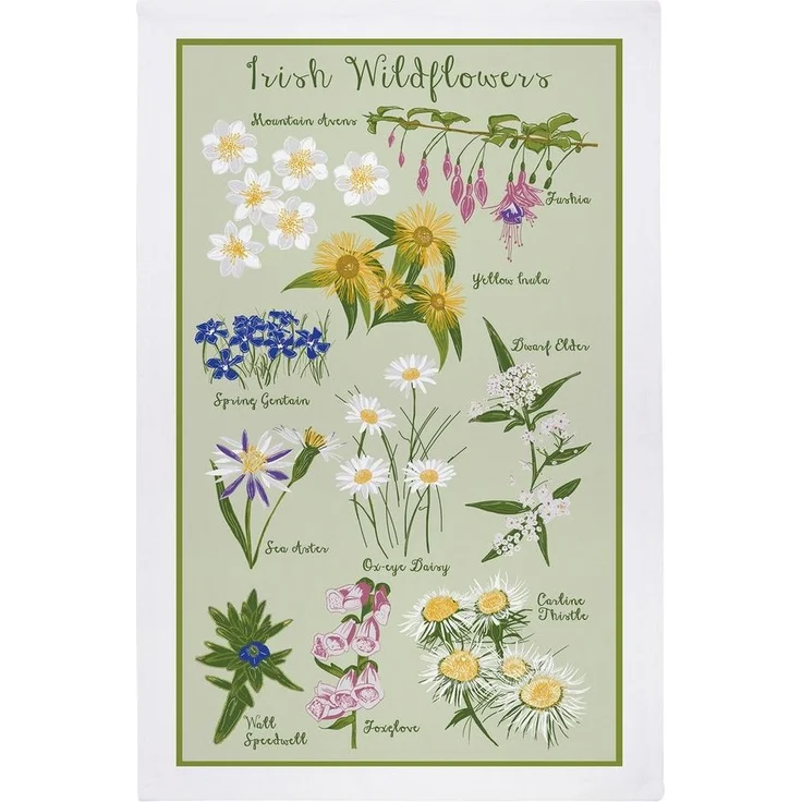 Ulster Weavers Geschirrtuch Irish Wildflowers, (1-tlg, 1-teilig), 100% Baumwolle 48x74 cm Küchentuch – Bild 3