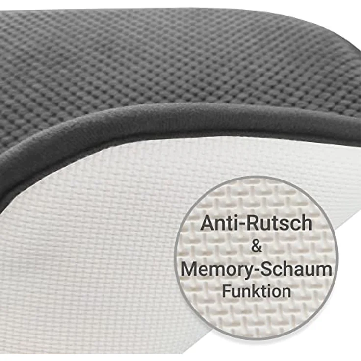 TRISENS Stuhlkissen Nika, Gel-Kissen Set 40x40 - Stuhlkissen mit modernem Memory-Schaumstoff – Bild 4