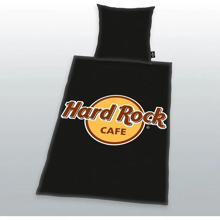 Herding Bettwäsche Hard Rock Cafe 135x200 cm schwarz