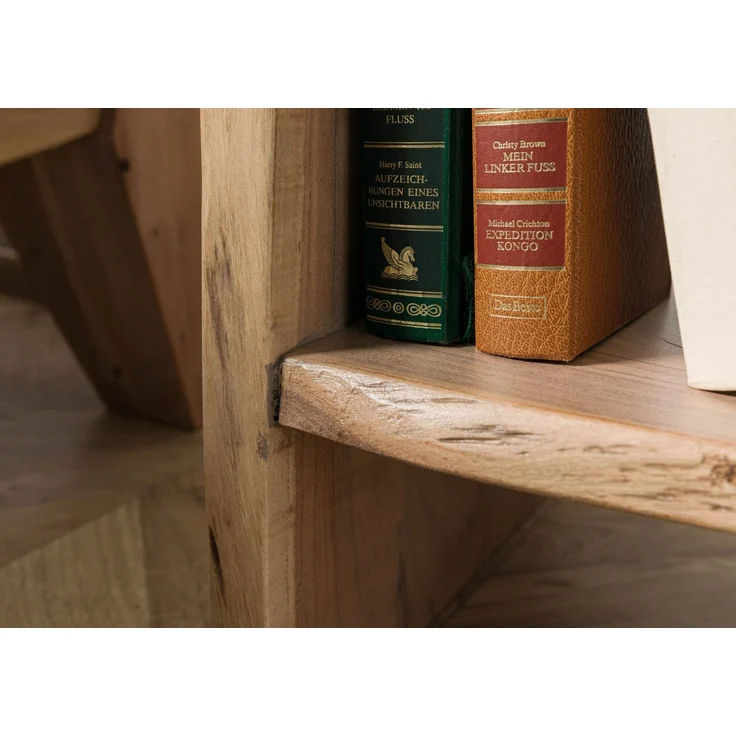 Nachttisch Akazie 45x40x45 natur lackiert PURE ACACIA #310 – Bild 6