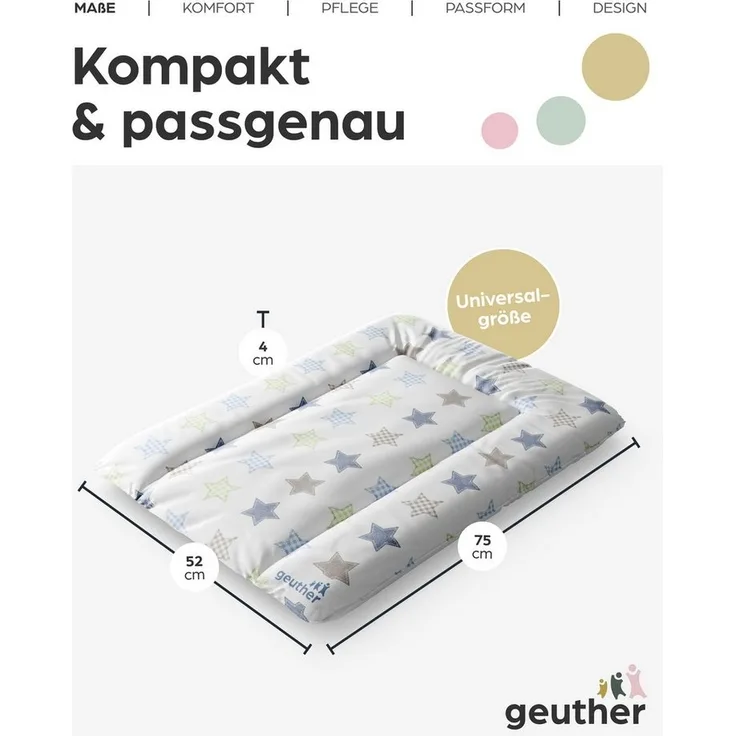 GEUTHER 'Sterne' Wickelmulde