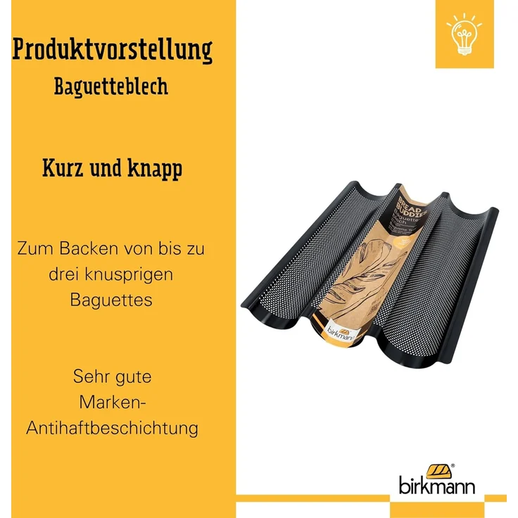 Birkmann Brotbackform Bread Buddies 38.5 x 28 cm – Bild 2