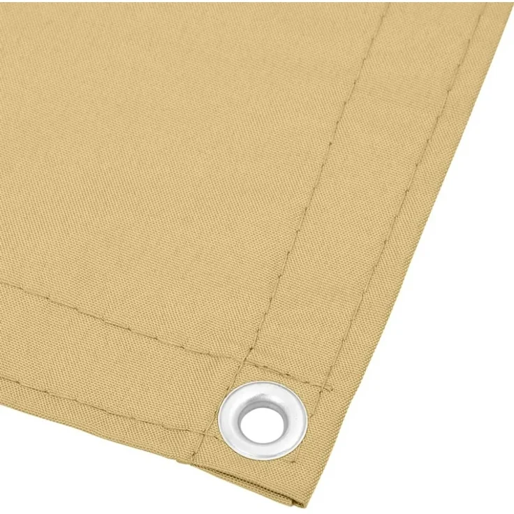 vidaXL Balkonsichtschutz Sandfarben 75x600 cm 100 % Polyester-Oxford 4000024 – Bild 5