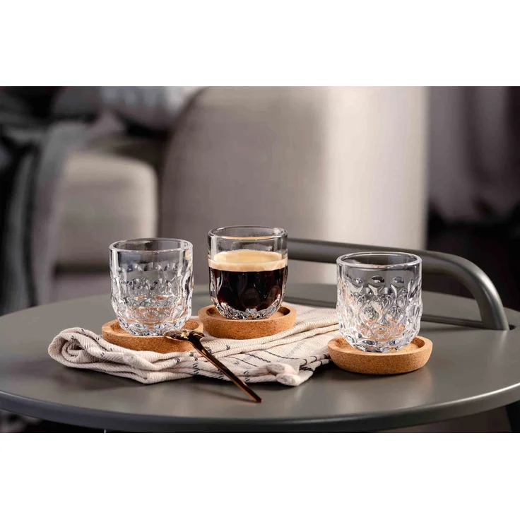 Leonardo GOCCE Espresso-Set mit Untersetzer 6-teilig – Bild 6