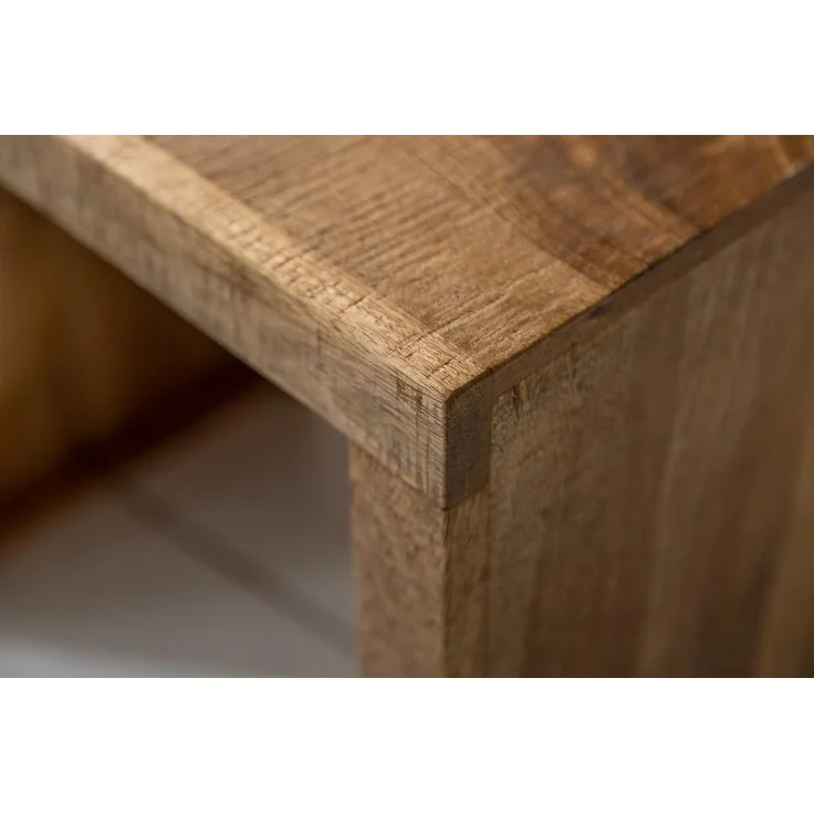 riess-ambiente Beistelltisch MAKASSAR 45cm natur (Set, 3-St), Massivholz · Handarbeit · Holztisch · Mangoholz – Bild 7