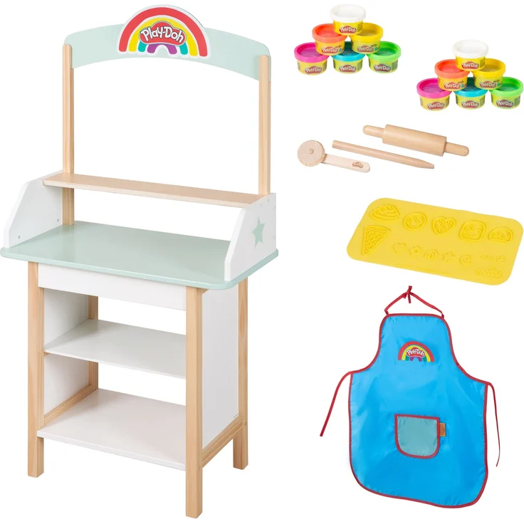 roba Eisstand 'roba x Play-Doh' - inkl. Zubehör - aus FSC®-zertifiziertem Holz - Bunt – Bild 2