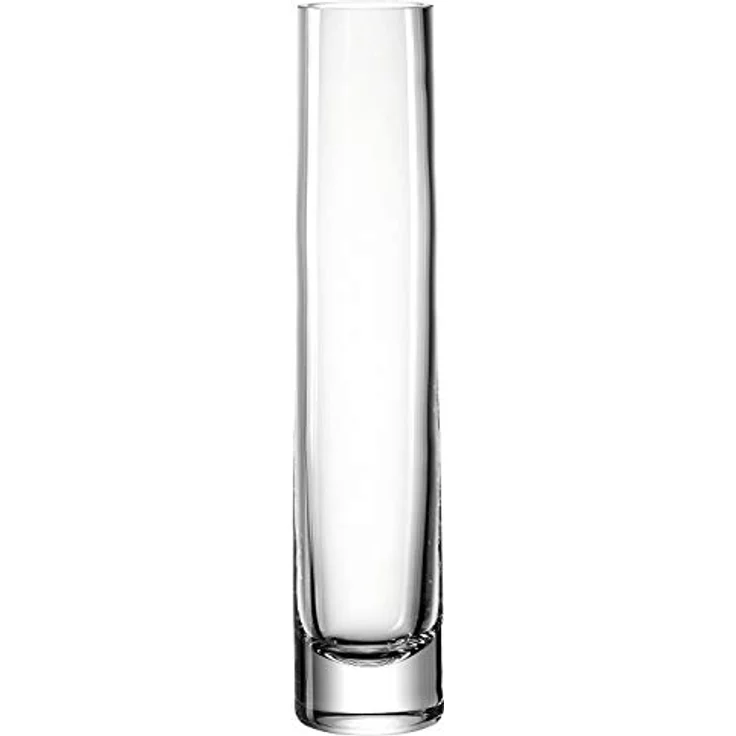 LEONARDO HOME Novara Deko-Vase, zylinderförmige Glasvase für Einzelblumen, Höhe 30 cm, Durchmesser 6,3 cm, transparentes Klarglas – Bild 1