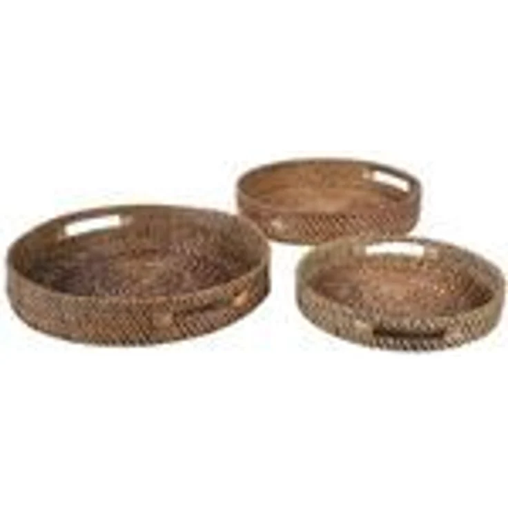 Rattan Tablett Bea rund L – Bild 9