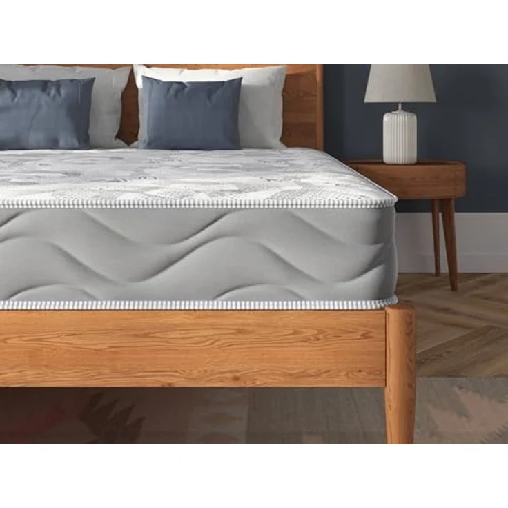 Talamo Italia - Ersa Doppelmatratze, Memory-Schaum-Matratze Trioform, ergonomisch, milbenhemmend und hypoallergen, 100% Made in Italy, 160 x 190 x 25 cm – Bild 4