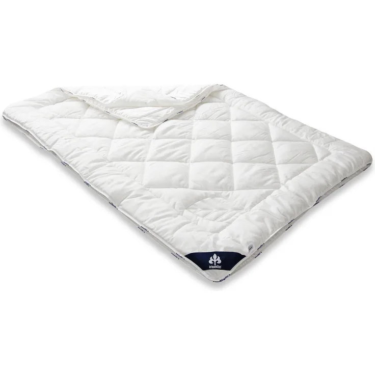 Badenia Irisette 4-Jahreszeiten-Steppbett, Satin, Perl, 200 x 200 x 5 cm