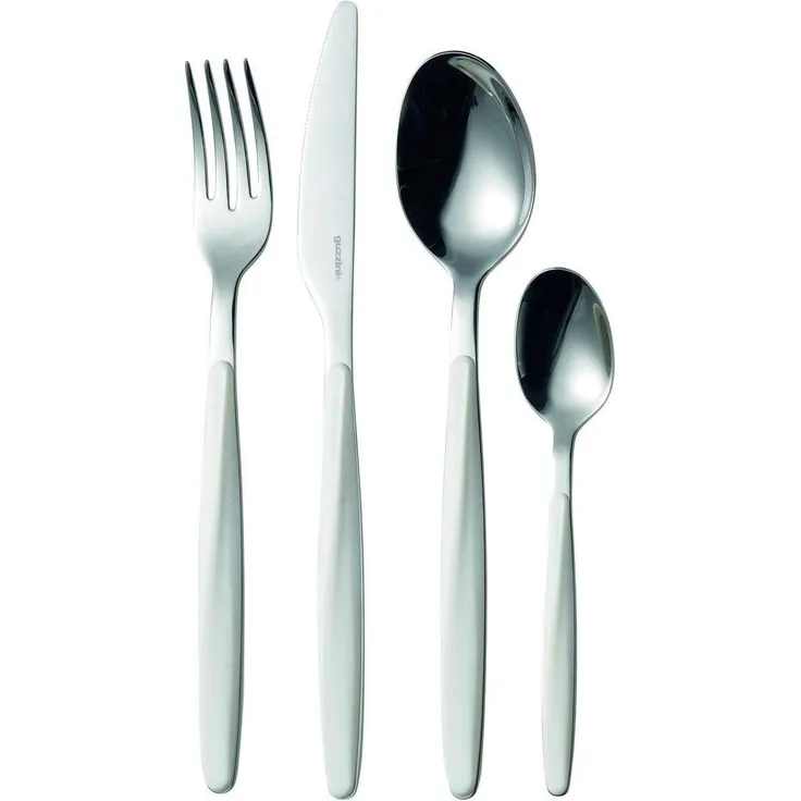Bestekset 24-delig wit 168x75x255mm Guzzini 11070011 My Fusion