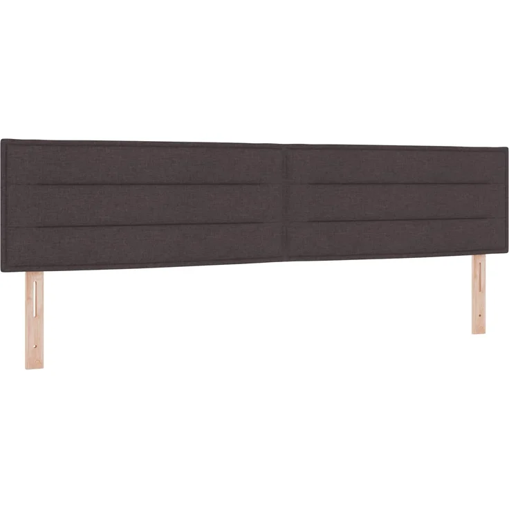 vidaXL Ottoman Bett mit Matratze Dunkelbraun 200 x 200 cm Stoff 3456271 – Bild 4