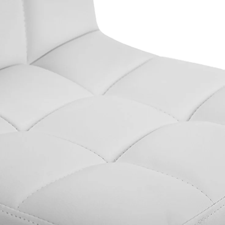 Songmics 2er-Set Barhocker mit Lehne und robustem, weiß, 38 x 44,5 x 115 cm, PU – Bild 8