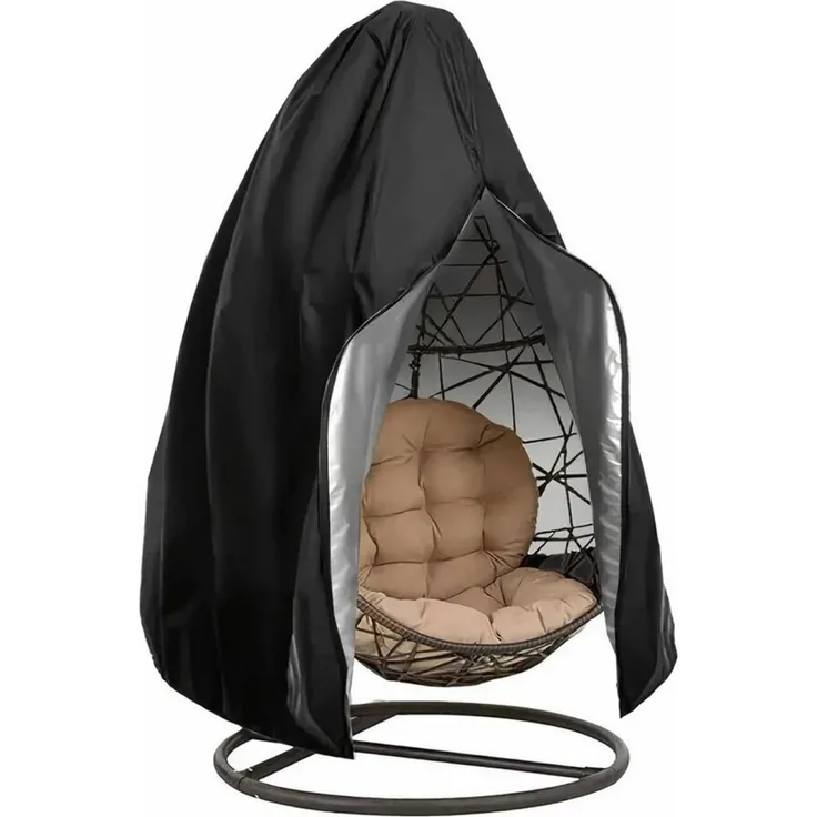 FELIXLEO Gartenmöbel-Schutzhülle 210D Hängesessel Abdeckung Wasserdicht Outdoor Wetterschutz 190x115cm (1-St)
