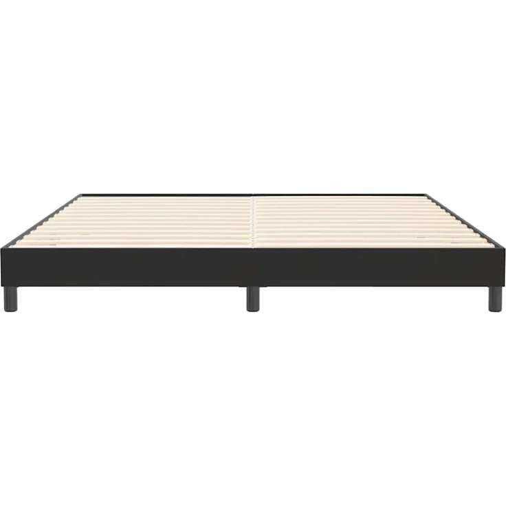 vidaXL Boxspringbett ohne Matratze Schwarz 200x220 cm Samt 3315893 – Bild 5