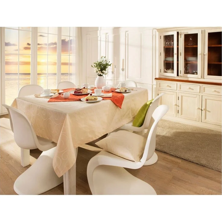 Erwin Müller Mitteldecke Mitteldecke "Oberhausen", Damast Uni – Bild 3