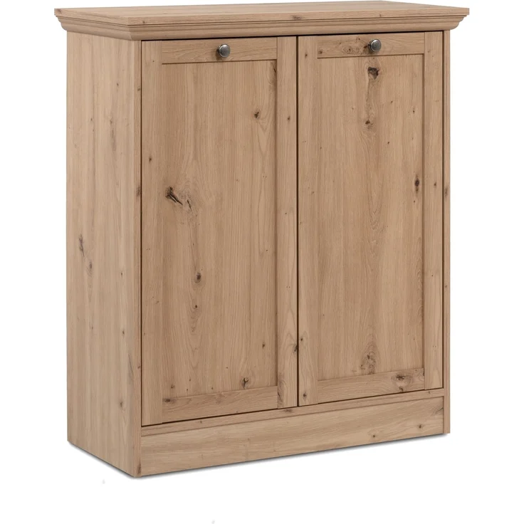 Kommode >Timber< 2 Türen, 2 Böden, Landhaus, in Artisan Eiche Dekor - 80x90x35cm (BxHxT) – Bild 3