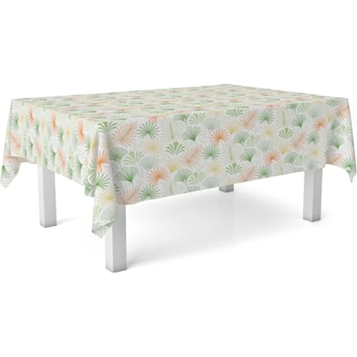 Martina Home Wachstuchtischdecke, Palmengrün, 140x140 cm – Bild 4