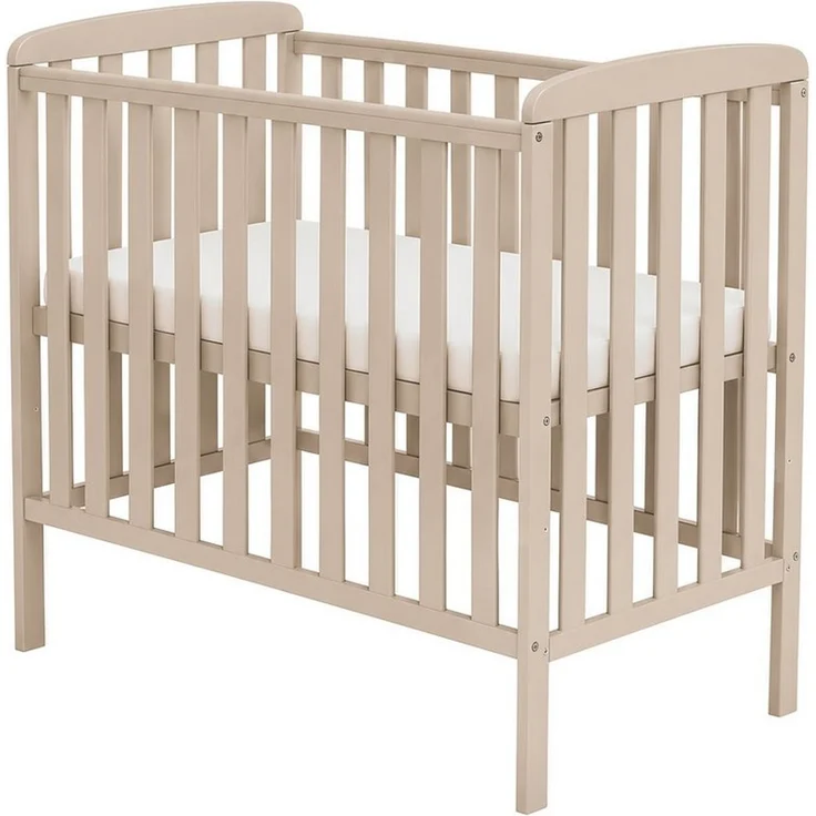 Baby-Delux Babybett Compact Beistellbett, Kinderbett 50x100 cm Kaschmir höhenverstellbar Matratze – Bild 2