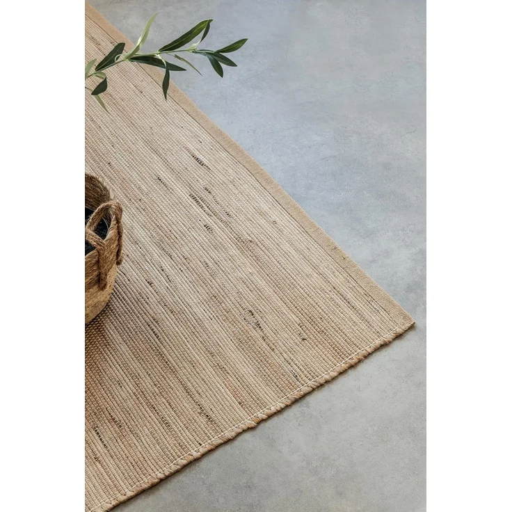 HANSE Home Teppich Dhaka Juteteppich, rechteckig, Höhe: 5 mm, Läufer, handgewebt, Jute, Wolle, Natur, Wohnzimmer, Flur, Klassisch – Bild 7