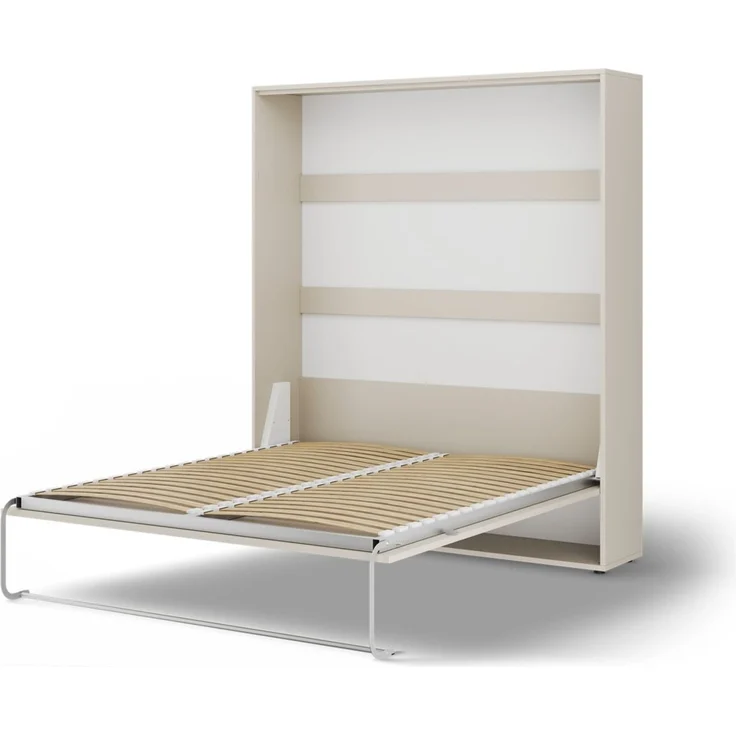 Wandklappbett Schrankbett GRITT 160x200 cm Farbe Kaschmir inkl. Matratze – Bild 4