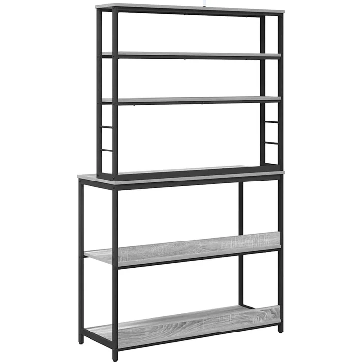 vidaXL Küchenregal Graues Sonoma 100 x 40 x 168 cm Holzwerkstoff 883895 – Bild 7