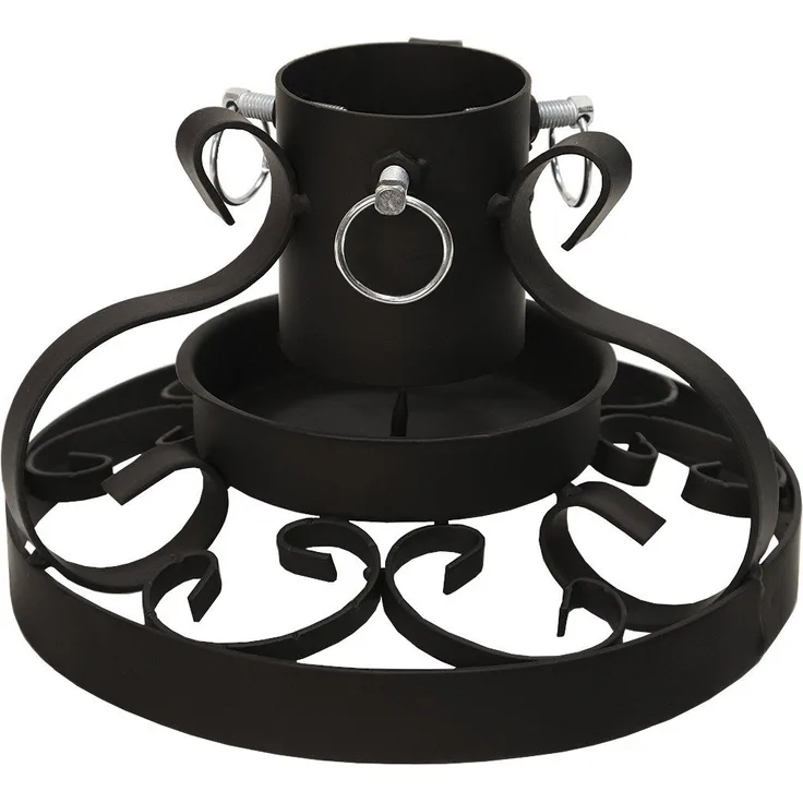 Christbaumständer Granig - Stammdurchmesser 3-8cm - Baumhöhe bis 2m - Wassertank 0,5L - schwarz