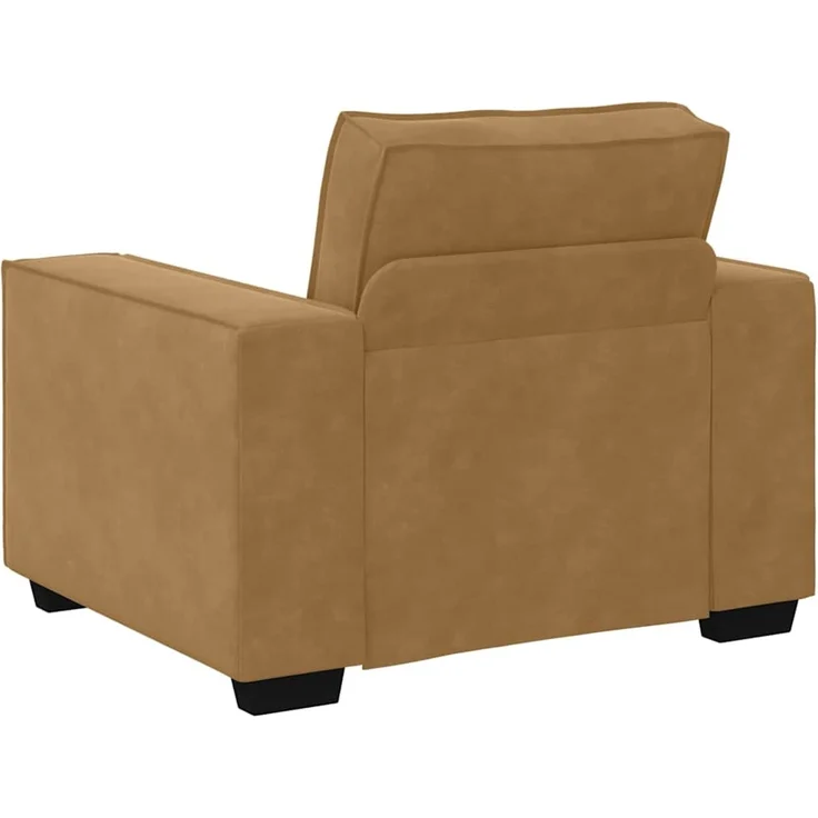 vidaXL Sessel Braun 100x78x84 cm Samt 4105007 – Bild 5